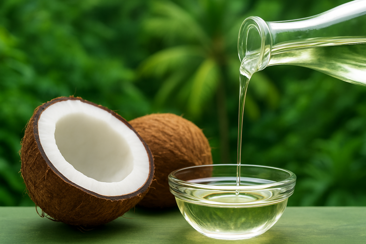 Huile de coco vierge