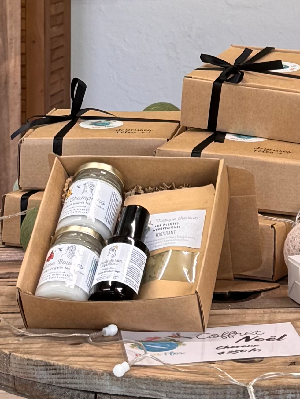 Coffret cosmétiques cheveux