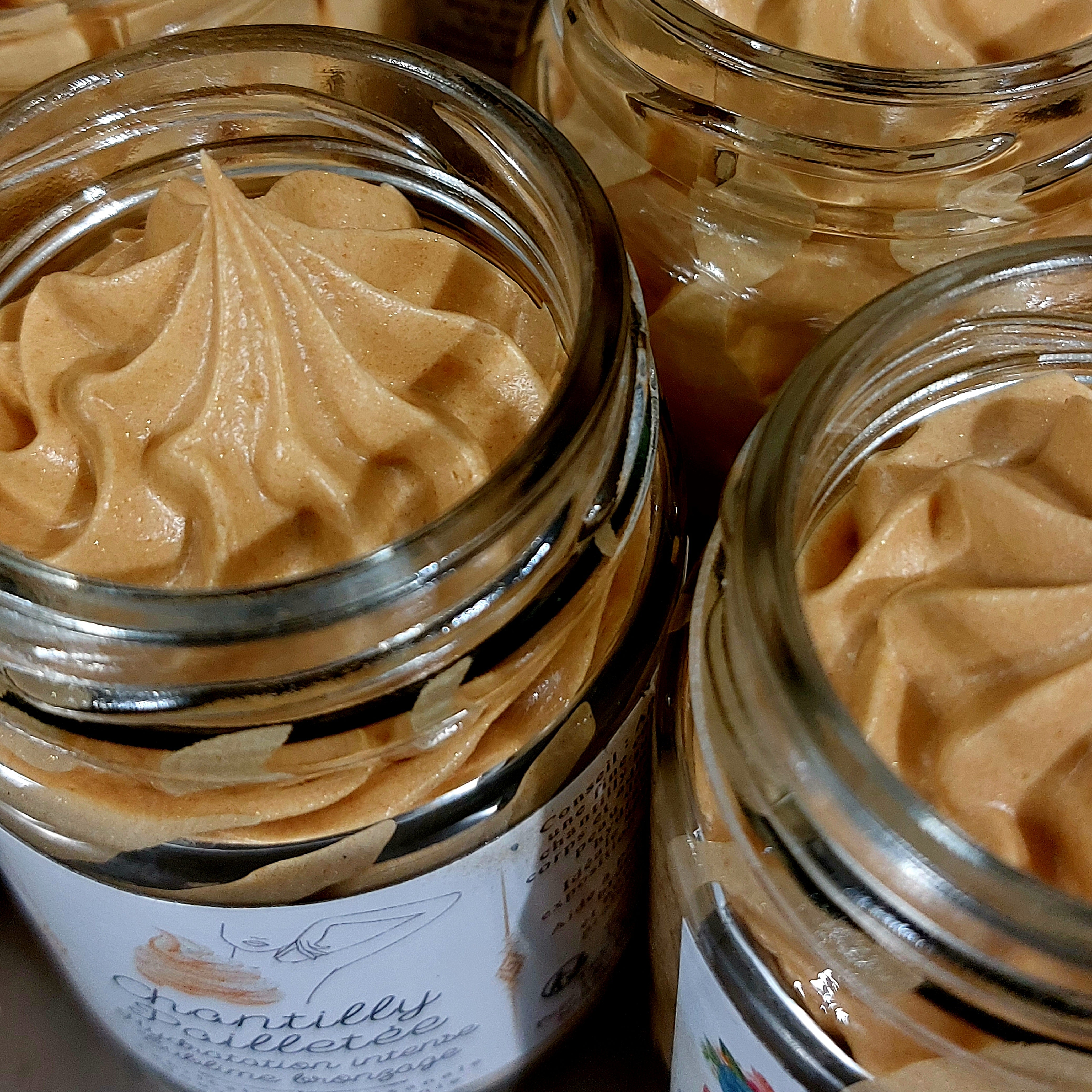 Chantilly de karité pailletée