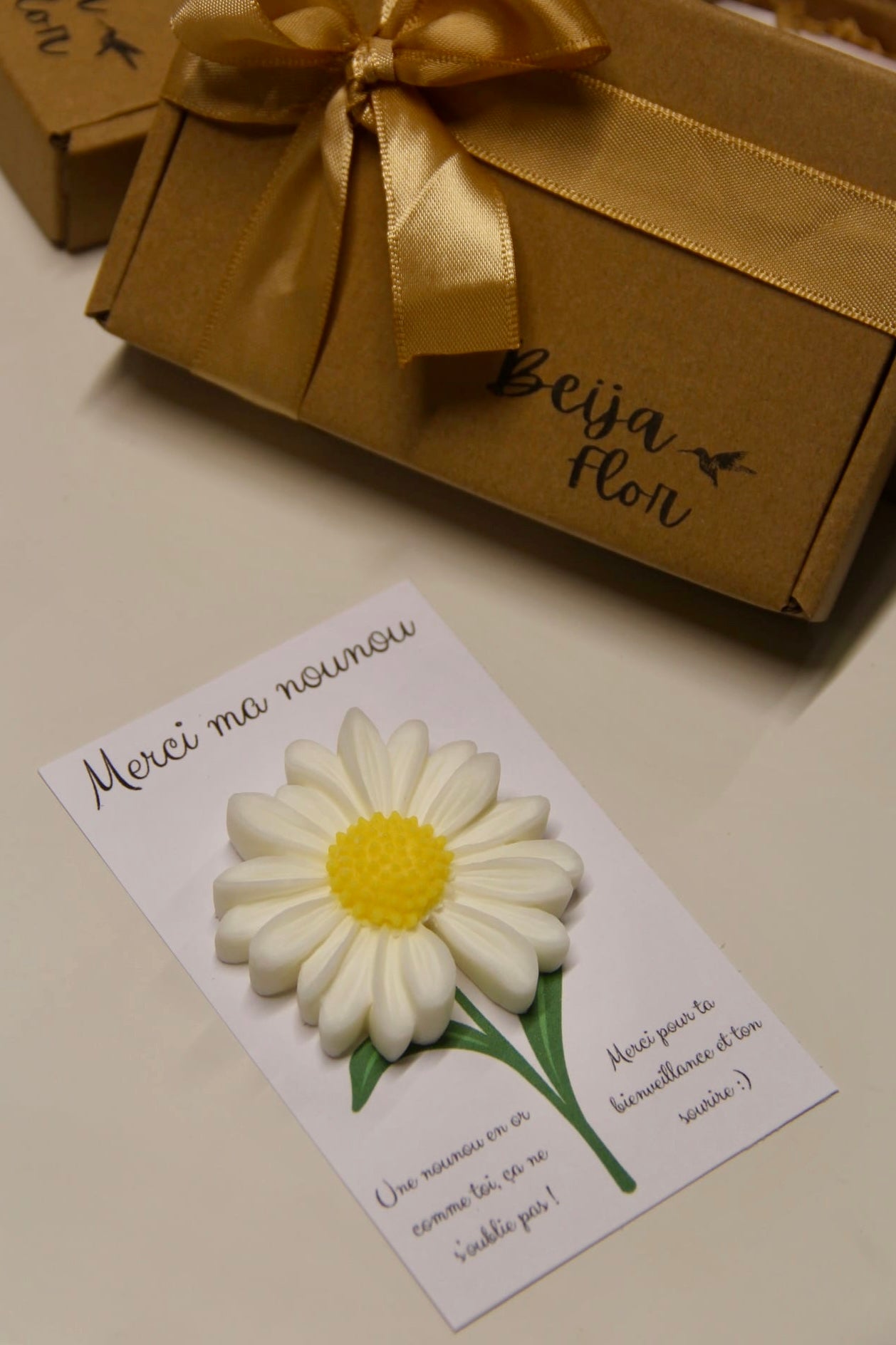 Coffret cadeau fleur parfumée